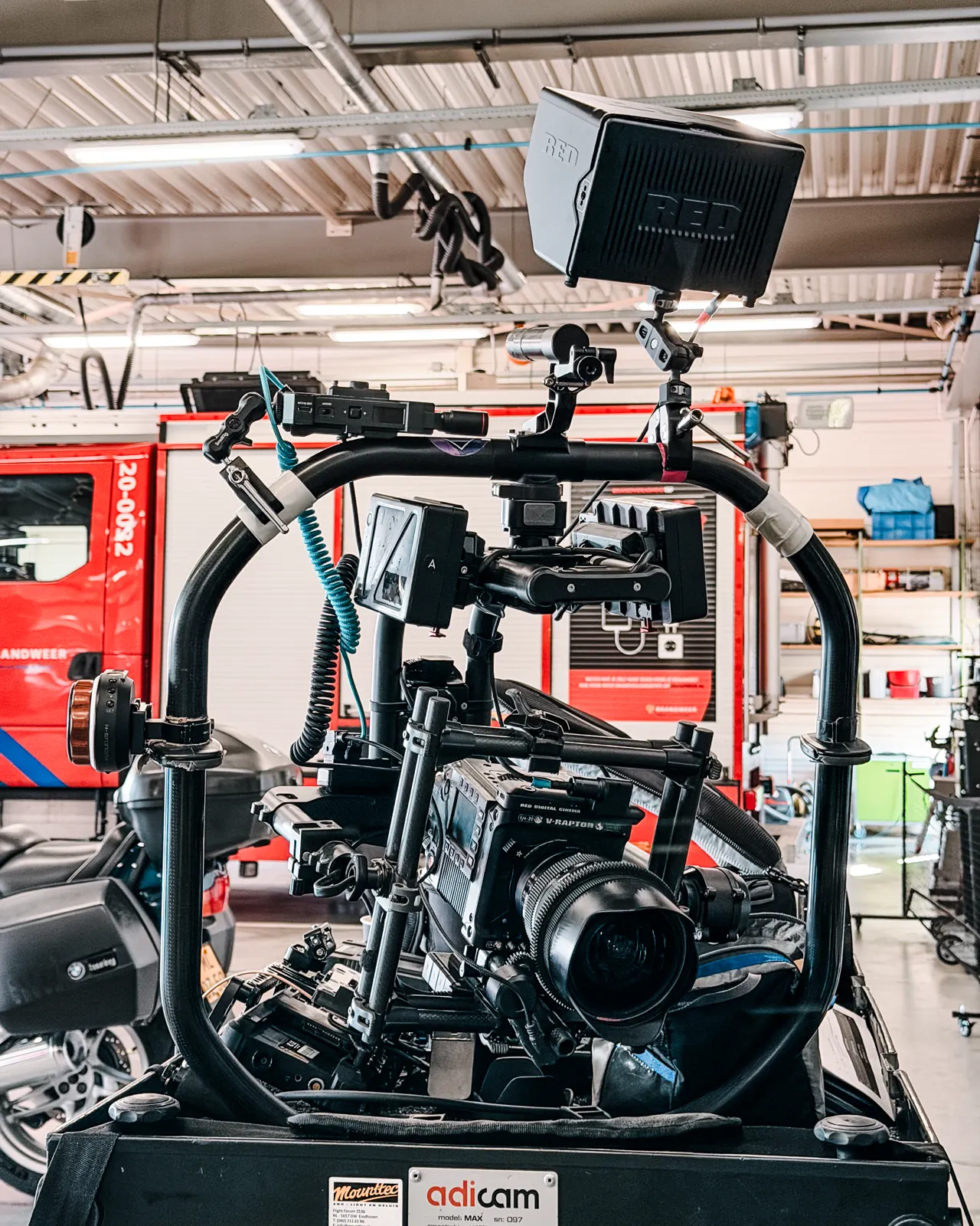 De RED V-Raptor op de Movi, klaar voor de draaidag